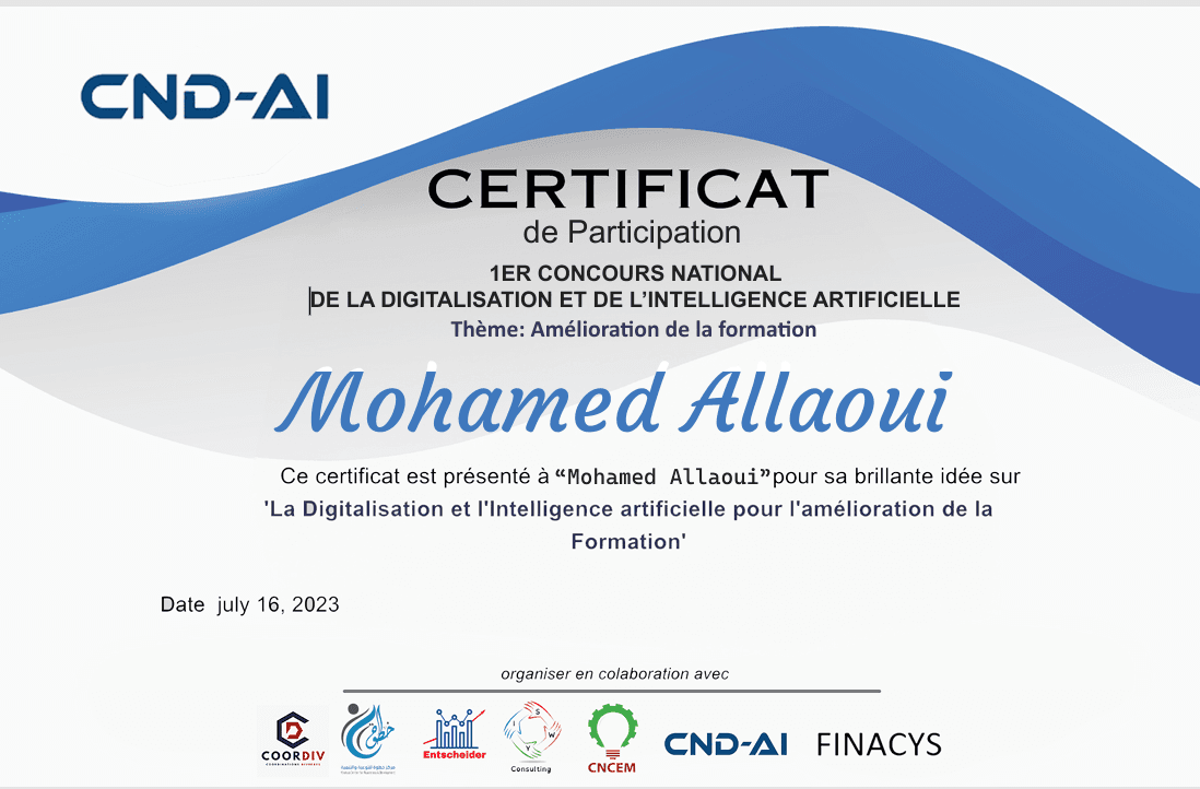 Participation in Digitalization and AI Certification